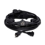 Hosa Hosa Power Distribution Cord Nema 5-15R to Nema 5-15P 30 Foot