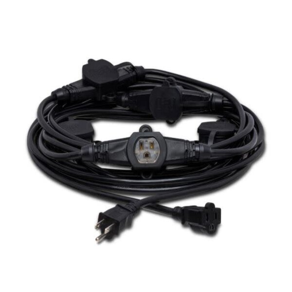 Hosa Hosa Power Distribution Cord Nema 5-15R to Nema 5-15P 30 Foot