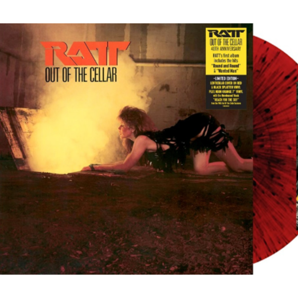 Ratt - Out of the Cellar (40th) (red and black vinyl)