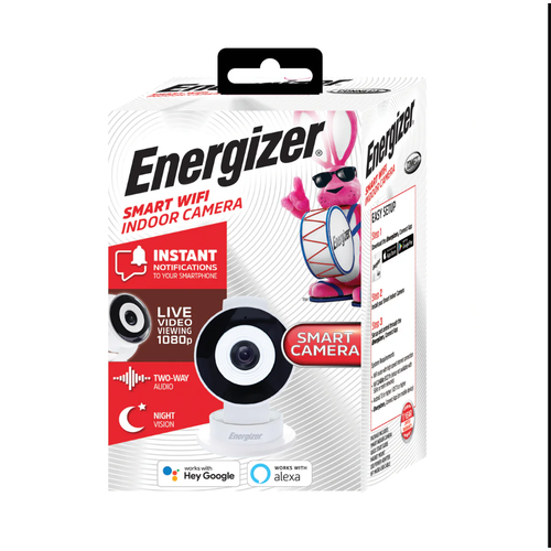 Energizer Energizer Smart Wi-Fi 1080P Indoor Camera White