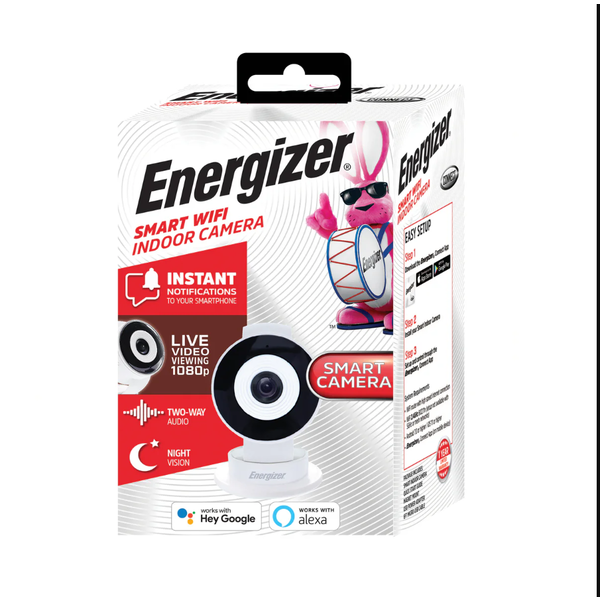 Energizer Energizer Smart Wi-Fi 1080P Indoor Camera White