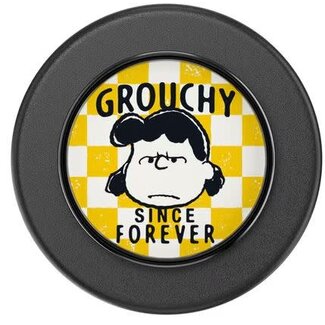 PopsSockets PopSockets PopGrip for MagSafe Round with Adapter Ring Enamel Grouchy Lucy