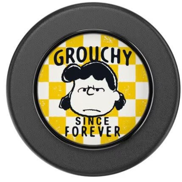 Popsockets PopSockets PopGrip for MagSafe Round with Adapter Ring Enamel Grouchy Lucy