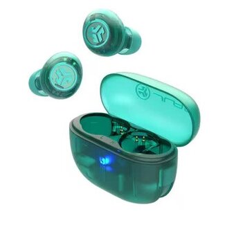 JLab Audio JLab Go Pop True Wireless Earbuds with Active Noise Cancellation Transparent Teal