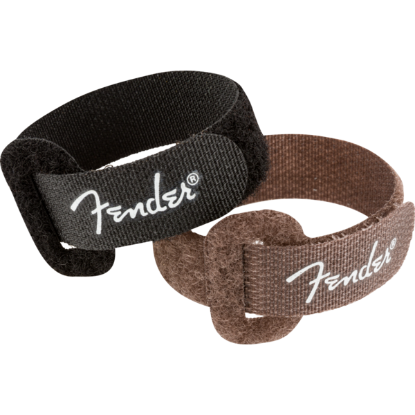 Fender Fender Cable Ties 7" Black and Brown