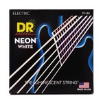 DR Handmade Strings DR Handmade Strings Neon White Coated Electric Guitar Strings Medium (10-46)