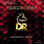 DR Handmade Strings DR Handmade Strings DRAGON SKIN+ Coated 80/20 Bronze Acoustic Guitar Strings Medium (13-56)