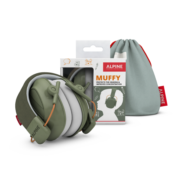 Alpine Hearing Protection Alpine Hearing Protection Muffy Kids Earmuffs Green