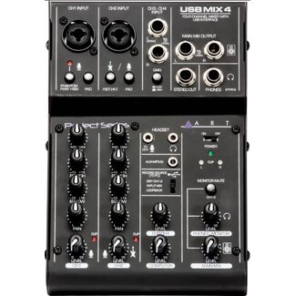 ART ART Pro Audio 4 Channel USB Recording Mixer