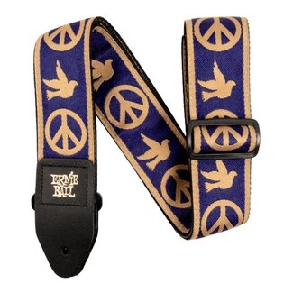 Ernie Ball Ernie Ball Navy Blue & Beige Peace Love Dove Strap