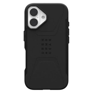 Urban Armor Gear UAG Civilian Magsafe Rugged Case Black for iPhone 16