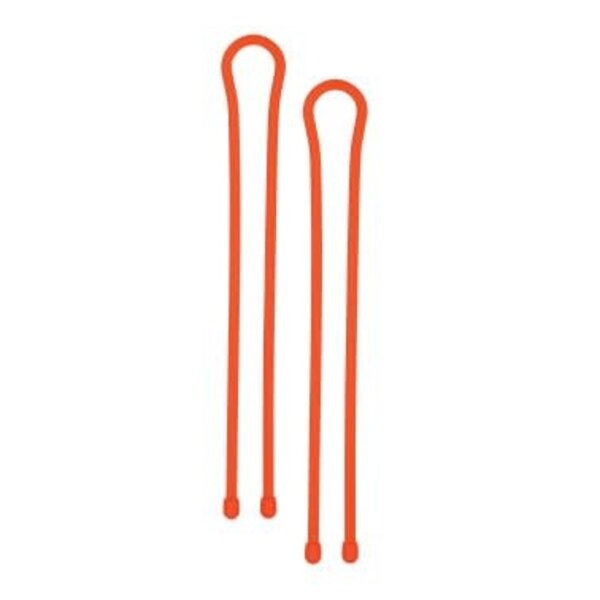 Nite Ize Gear Tie Bright Orange Reusable Rubber Twist Tie 24 in. - 2 Pack
