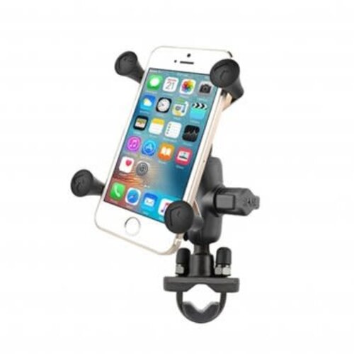 Ram Mounts RAM MOUNTS X-Grip Phone Mount with Handlebar U-Bolt Base Short Arm