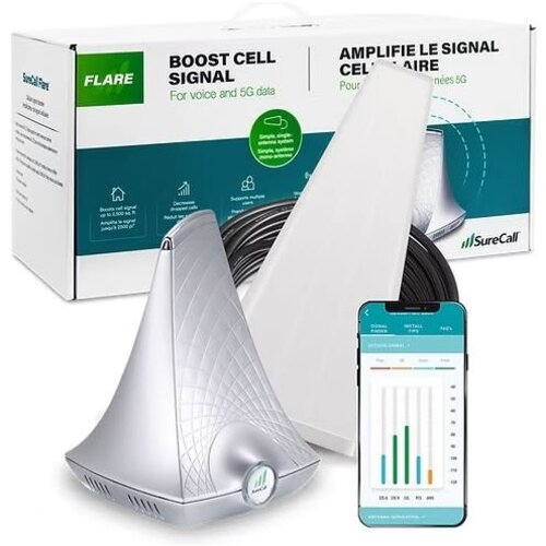 SureCall SureCall Flare Plus 5G 6-Band In-Building Cell Signal Booster Kit