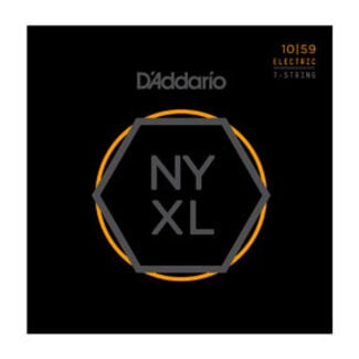 D'Addario D'Addario NYXL1059 Regular Light 7-String Electric Guitar Strings 10-59