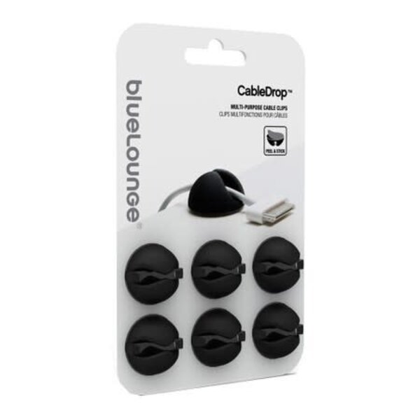 Bluelounge Bluelounge Cabledrop CableClip Black