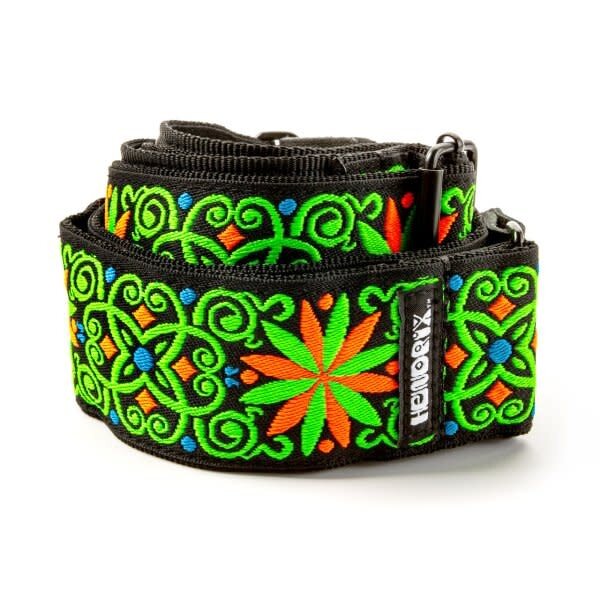 Dunlop Dunlop Jimi Hendrix Blacklight Fillmore Green Strap