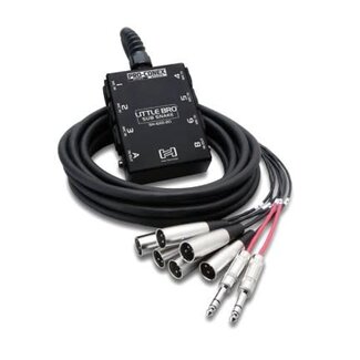 Hosa Hosa Pro-Conex Little Bro Sub Snake 6 x XLR Sends and 2 x 1/4 inch TRS Returns 20 Ft.