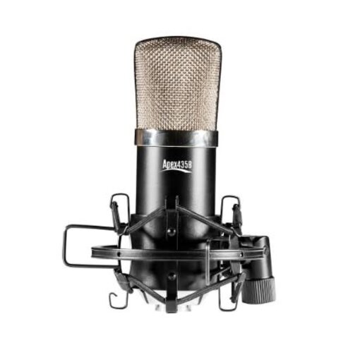 Apex Apex Compact Studio Condenser Mic with Case Black