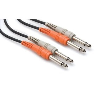 Hosa Hosa Stereo Interconnect Dual 1/4'' TS to Same 2 m