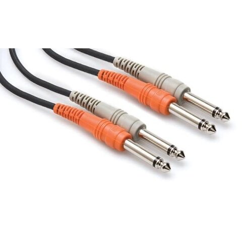 Hosa Hosa Stereo Interconnect Dual 1/4'' TS to Same 2 m
