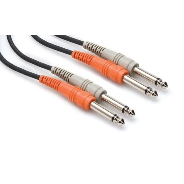 Hosa Hosa Stereo Interconnect Dual 1/4'' TS to Same 2 m