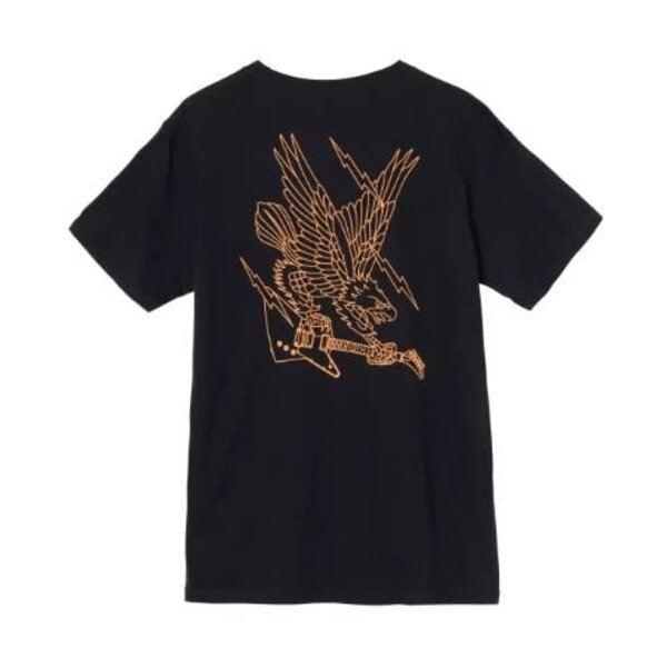 Gibson Screaming Eagle Tee Vintage Black Medium