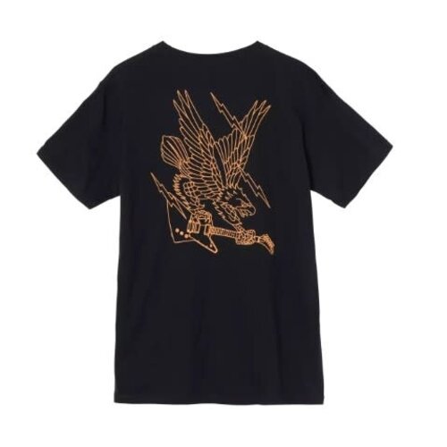 Gibson Screaming Eagle Tee Vintage Black Large