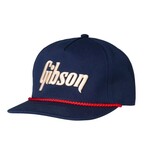Gibson Unstructured Rope Snapback Hat Navy