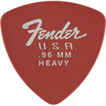 Fender Fender Dura-Tone Delrin Picks 346 Shape 12 Pack Fiesta Red