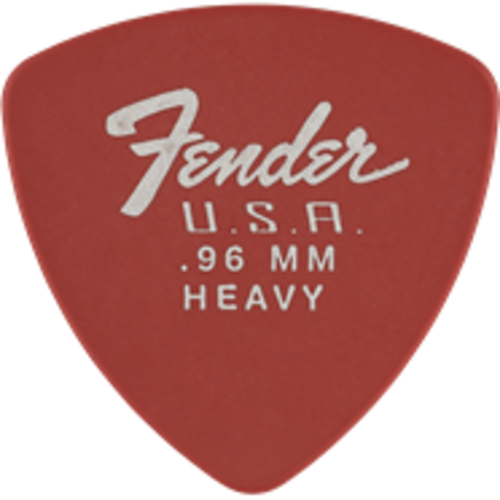 Fender Fender Dura-Tone Delrin Picks 346 Shape 12 Pack Fiesta Red
