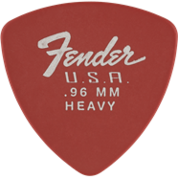 Fender Fender Dura-Tone Delrin Picks 346 Shape 12 Pack Fiesta Red