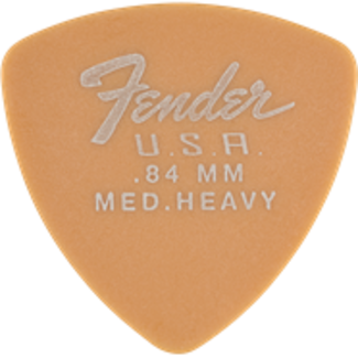 Fender Fender Dura-Tone Delrin Picks 346 Shape 12 Pack Butterscotch Blonde