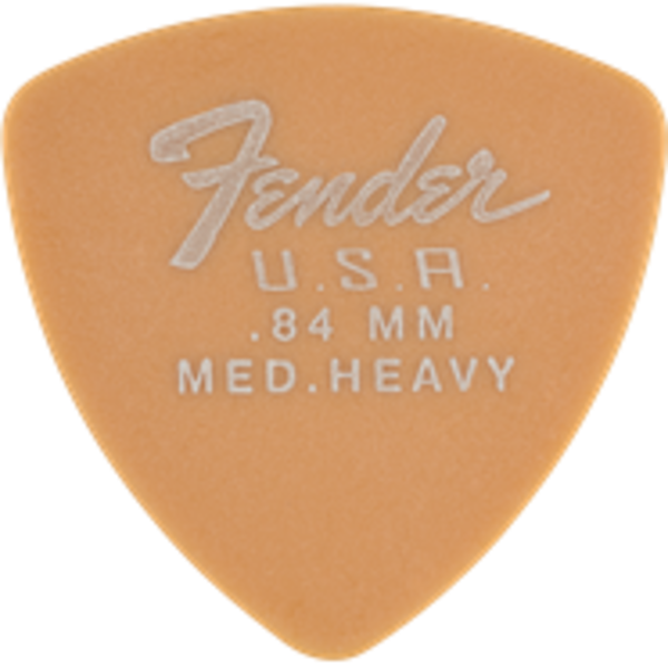 Fender Fender Dura-Tone Delrin Picks 346 Shape 12 Pack Butterscotch Blonde