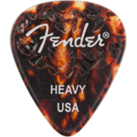 Fender Fender Wavelength Celluloid Picks 351 Shape 6 Pack Tortoise Shell Heavy