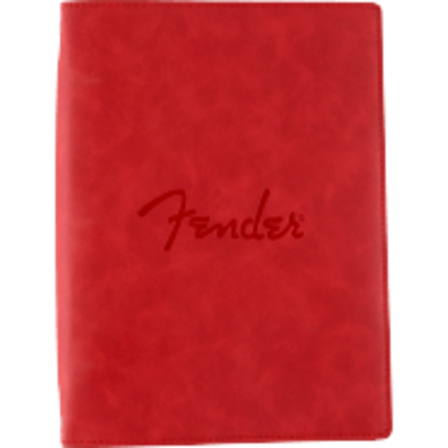 Fender Fender Vegan Leather Music Note Book Dakota Red