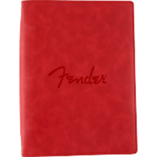 Fender Fender Vegan Leather Music Note Book Dakota Red