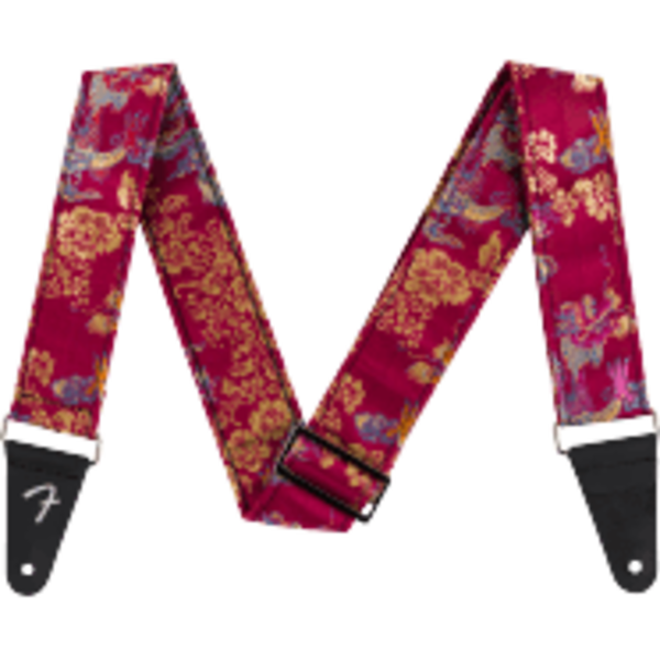 Fender Fender Satin Dragon Strap Wine