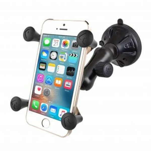 Ram Mounts RAM X-Grip Phone Mount with RAM Twist-Lock Low Profile Suction Base