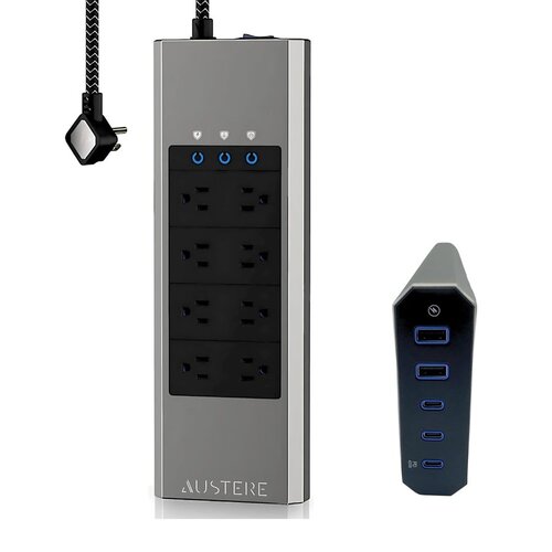 Austere Austere VII Series 8 Outlet with Omniport USB and 45W USB-C PD Port