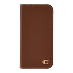 iPhone 16 Pro Coach Leather Folio Case Hazelnut