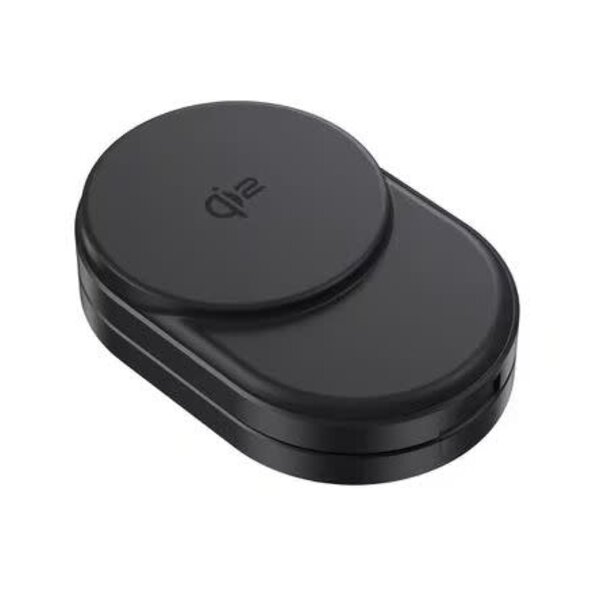 Blu Element Blu Element Qi2 3-in-1 Foldable Wireless Charging Stand 15W MagSafe-Compatible Black