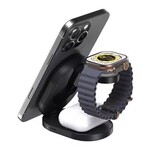 Blu Element Blu Element Qi2 3-in-1 Foldable Wireless Charging Stand 15W MagSafe-Compatible Black