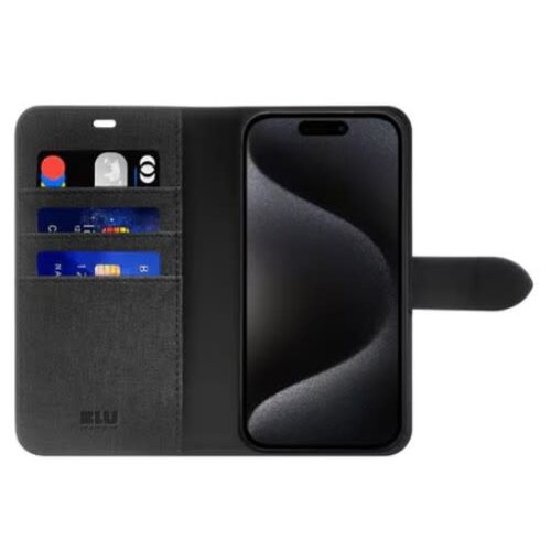Blu Element Blu Element Folio 2-in-1 MagSafe Case Black for iPhone 17