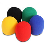 On-Stage On-Stage Foam Microphone Windscreen Pack Assorted Colors 5