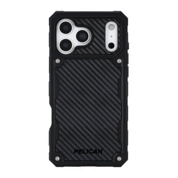iPhone 17 Pro Max Pelican Shield MagSafe w/Holster Case Carbon Fiber