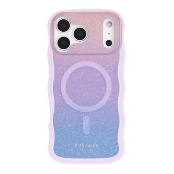 Kate Spade Kate Spade Wavy MagSafe Case Opal Glitter for iPhone 17 Pro Max