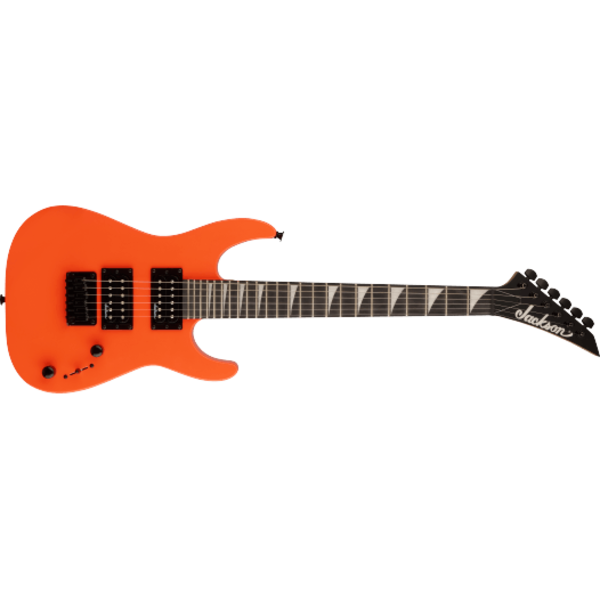 Jackson JS Series Dinky Minion JS1X Amaranth Fingerboard Safety Orange