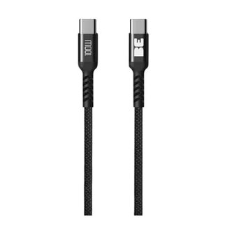 Blu Element Blu Element SpeedCharge Premium Braided Cable USB-C to USB-C 6ft 100W Black