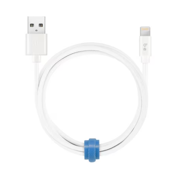 Blu Element Blu Element Braided Charge/Sync Lightning to USB-A Cable 4ft White